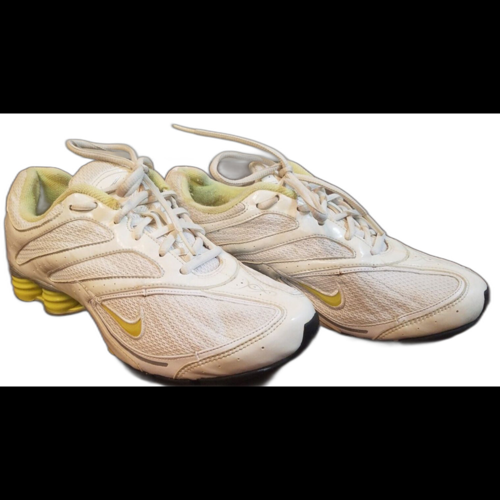 Womens Nike Shox Reveal 2 Size 8 White Yellow